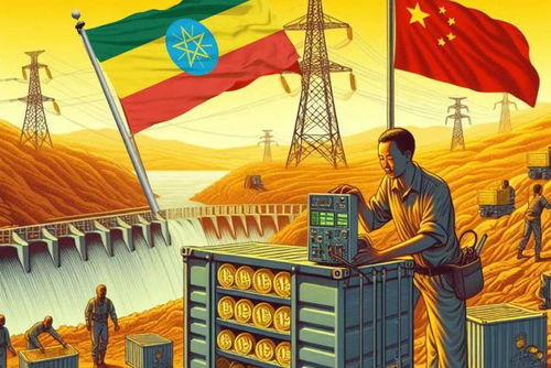A close-up of a high-performance miner in action, showcasing its robust components essential for Bitcoin extraction in Australian conditions