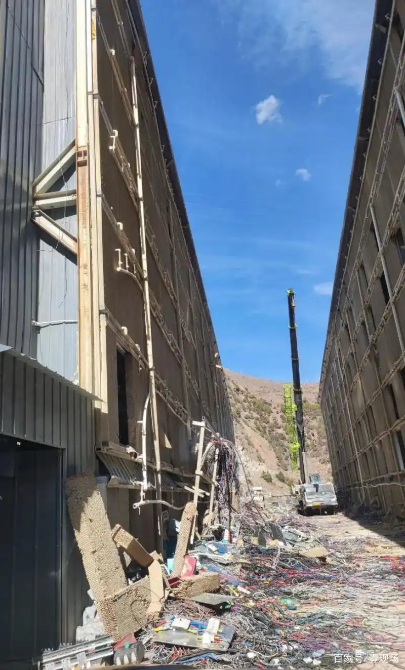 A modern mining farm showcasing numerous machines working in unison