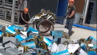 Iceriver's advanced mining rig showcasing AI chipset design